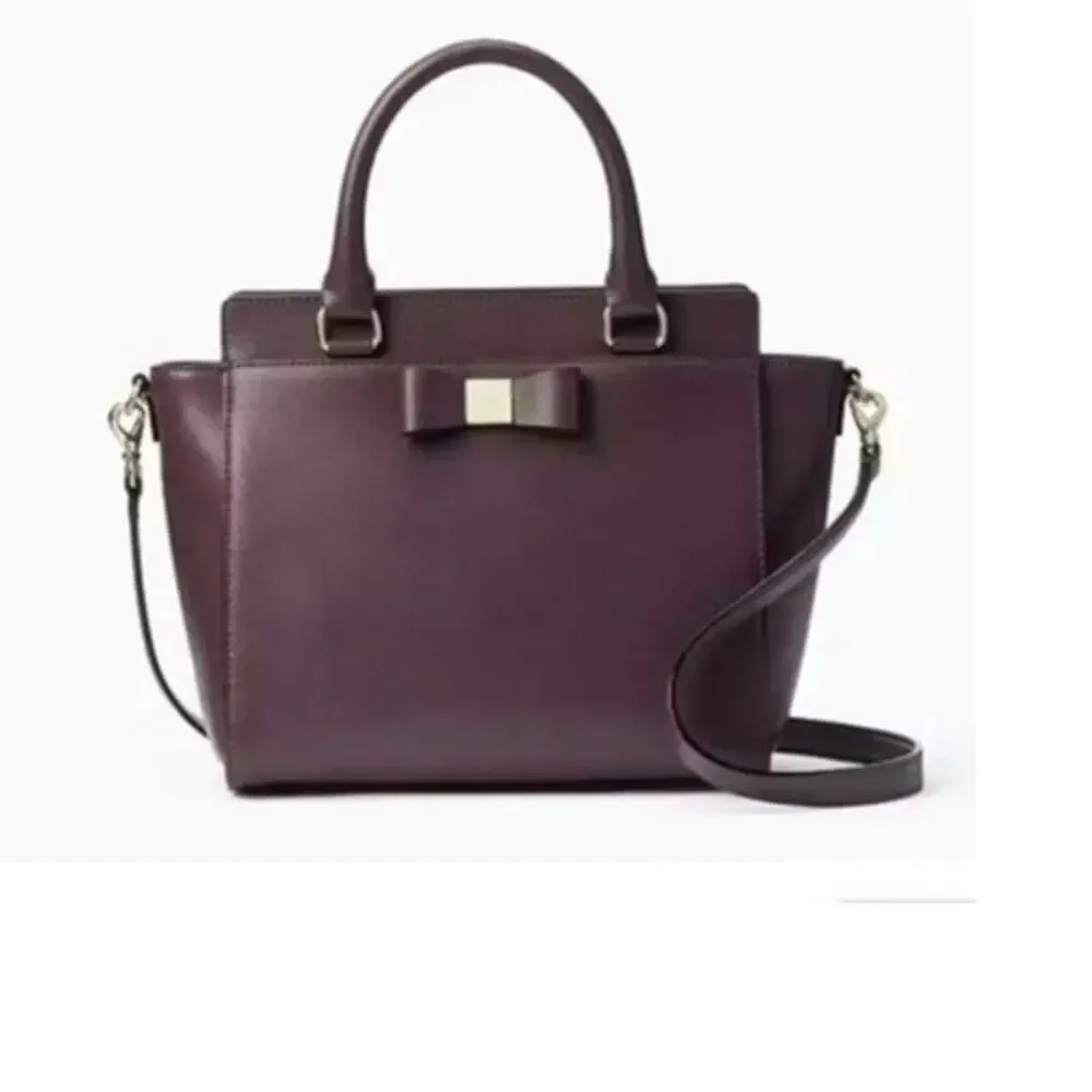 Kate Spade plum Purple Renny Drive Allyn handbag crossbody purse
